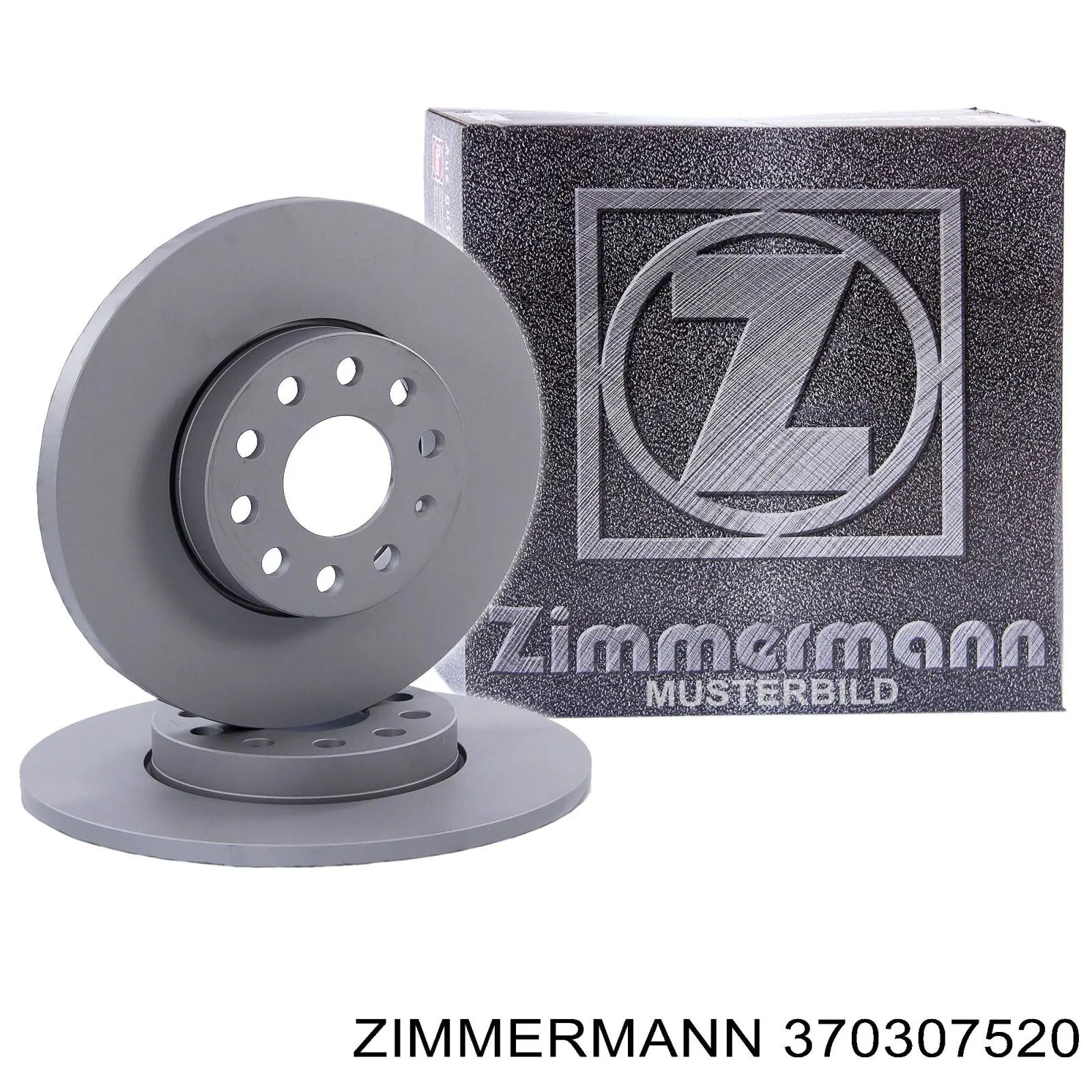 370307520 Zimmermann disco de freno trasero