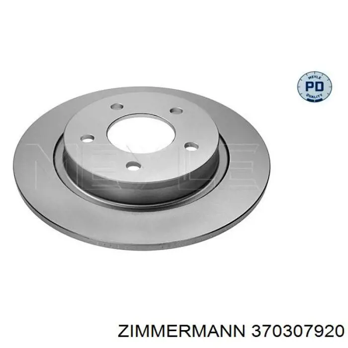 370307920 Zimmermann disco de freno trasero