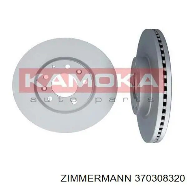 Frenos delanteros Zimmermann 370308320 precio, desde 45,51 EUR