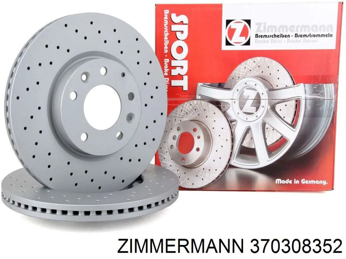 Frenos delanteros Zimmermann 370308352 precio, desde 45,51 EUR