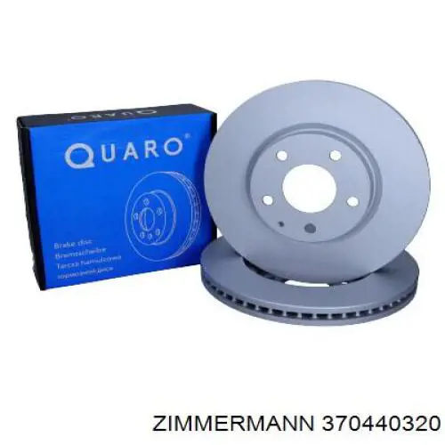 Disco de freno 370440320 Zimmermann