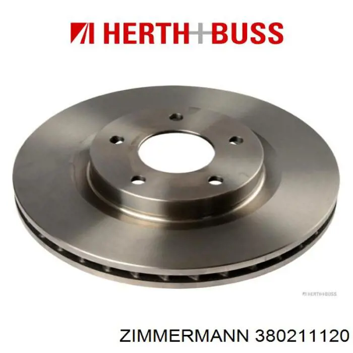 Disco de freno 380211120 Zimmermann