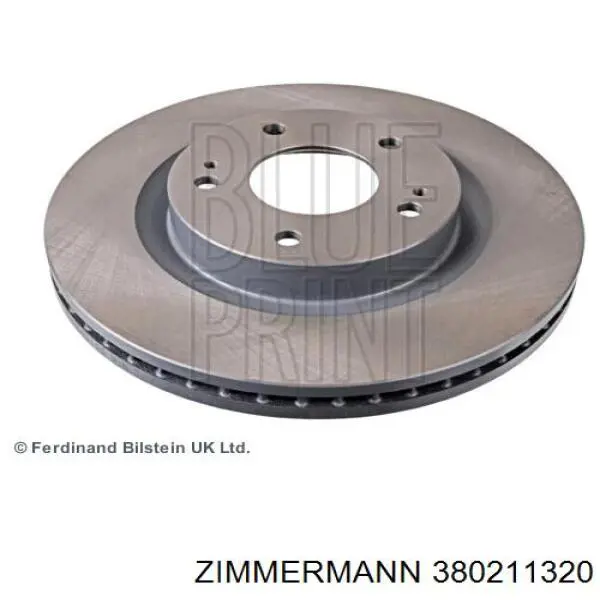 380211320 Zimmermann disco de freno delantero