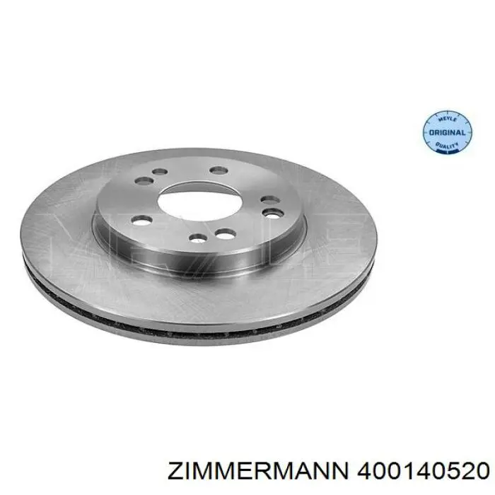 400140520 Zimmermann disco de freno delantero