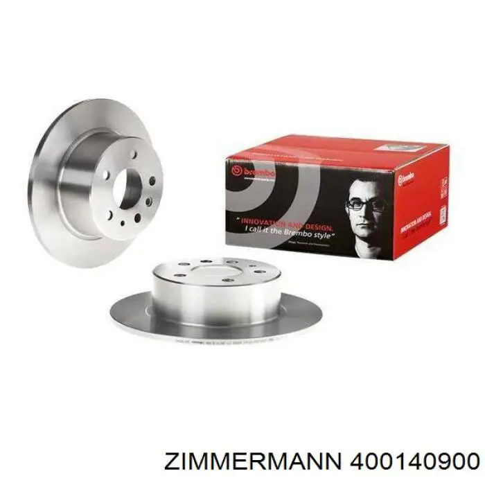 Comprar 400140900 Zimmermann Disco de freno trasero