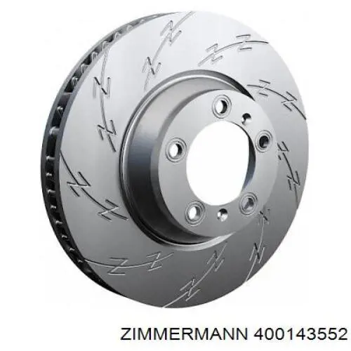 Disco de freno 400143552 Zimmermann