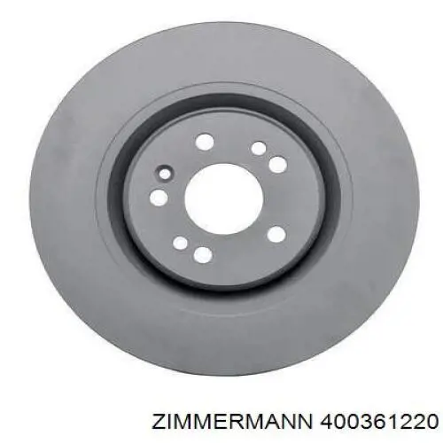 Disco de freno 400361220 Zimmermann