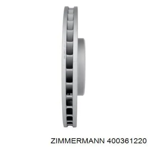 Disco de freno delantero Zimmermann 400361220