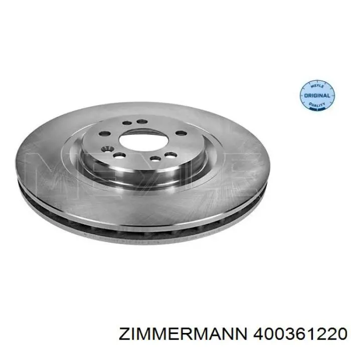 400361220 Zimmermann disco de freno delantero