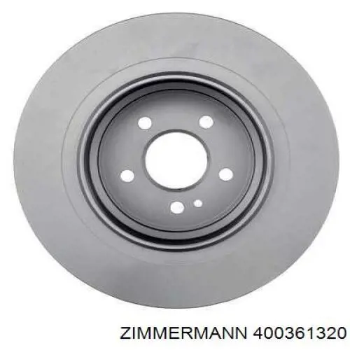 Comprar 400361320 Zimmermann Disco de freno trasero