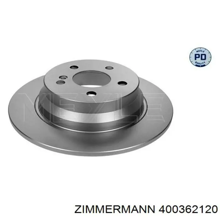 400.3621.20 Zimmermann disco de freno trasero