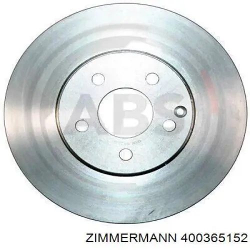 400365152 Zimmermann disco de freno delantero