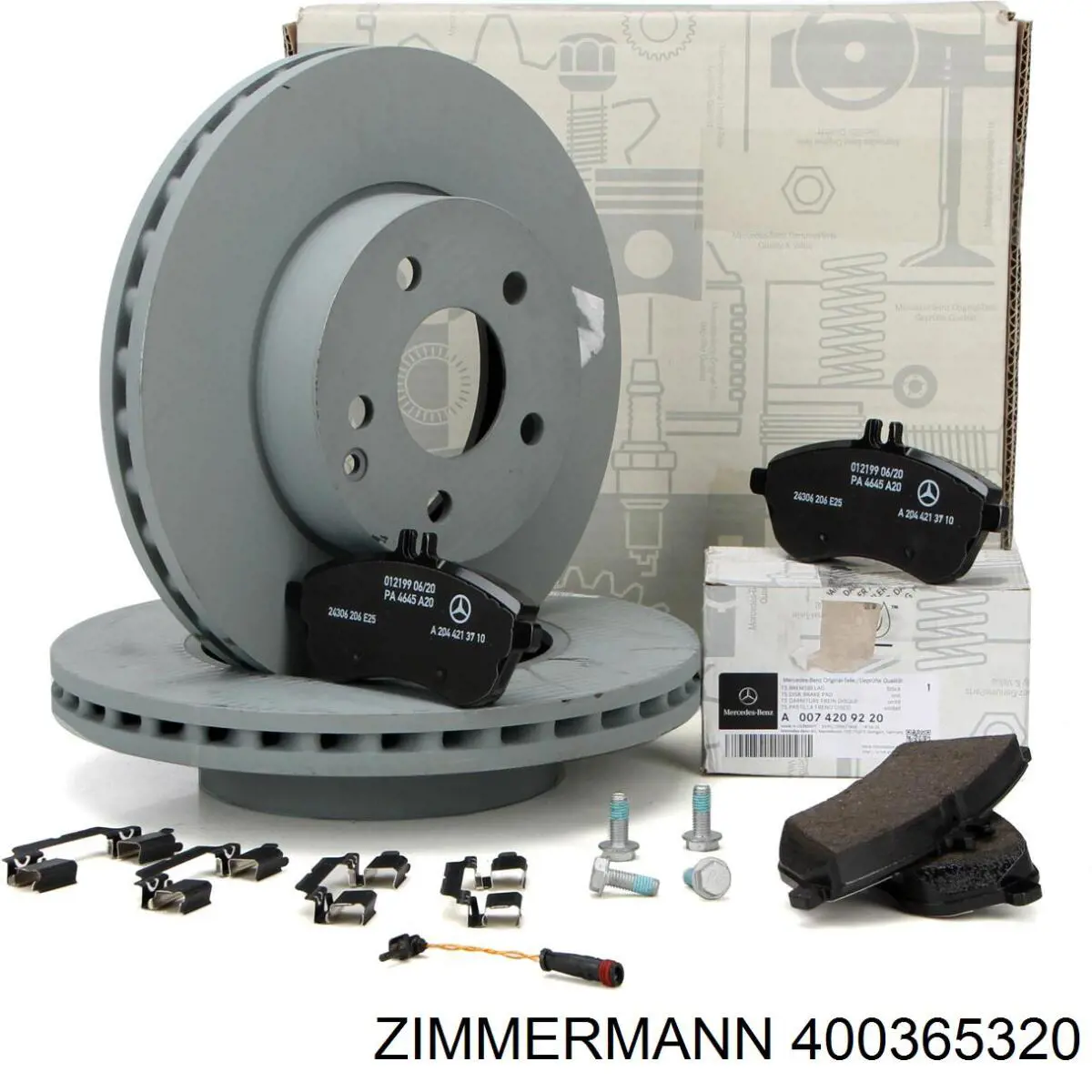 Disco de freno 400365320 Zimmermann