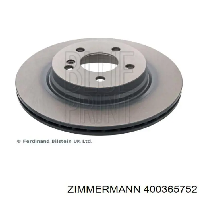 400365752 Zimmermann disco de freno trasero