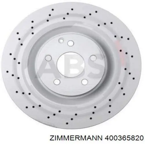 Disco de freno 400365820 Zimmermann
