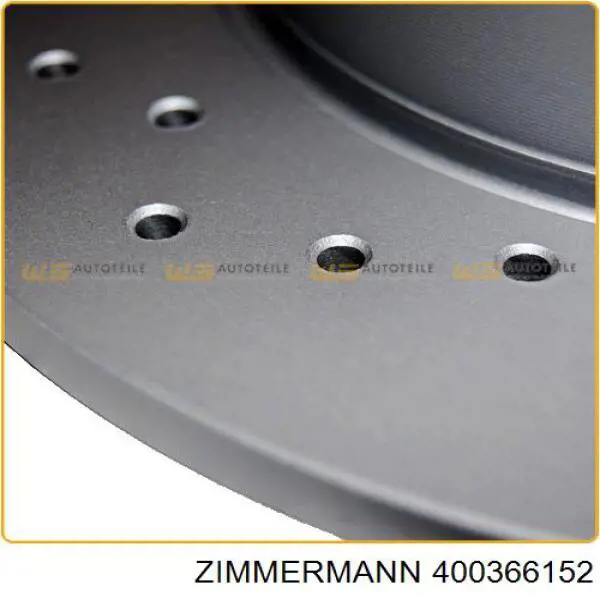 400366152 Zimmermann disco de freno trasero
