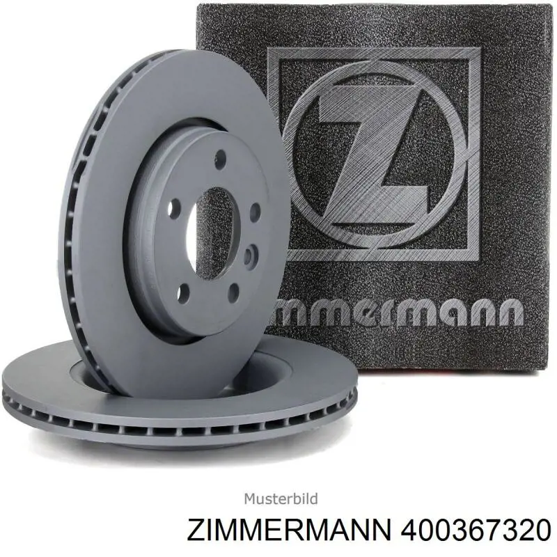 400367320 Zimmermann disco de freno delantero