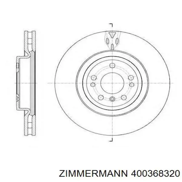 Frenos delanteros Zimmermann 400368320 precio, desde 84,41 EUR
