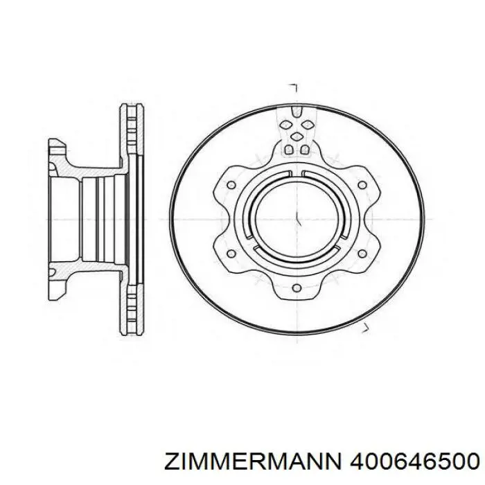 46393184 Iveco Freno de disco trasero