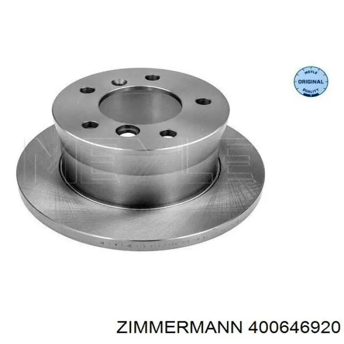 400646920 Zimmermann disco de freno trasero