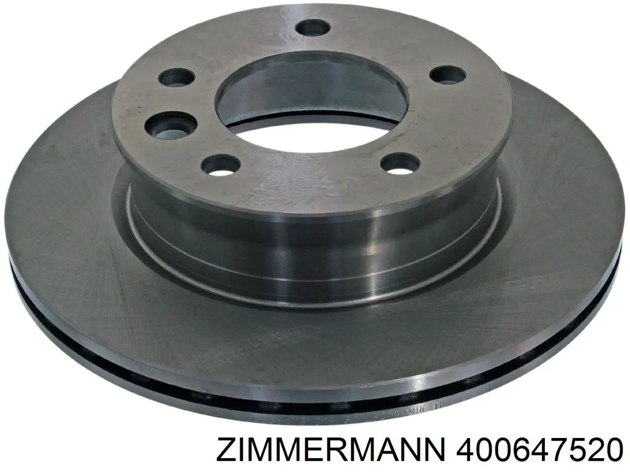 400647520 Zimmermann disco de freno trasero