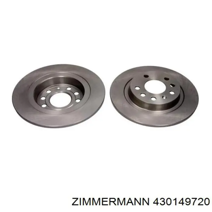 Frenos traseros Zimmermann 430149720