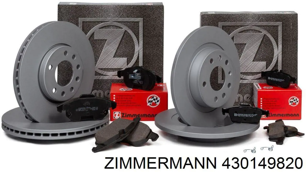 Frenos delanteros Zimmermann 430149820 precio, desde 42,35 EUR