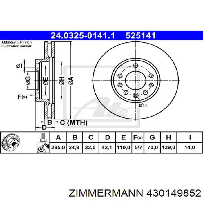 430149852 Zimmermann Discos