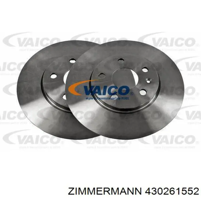 Disco de freno 430261552 Zimmermann