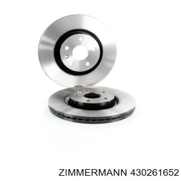 Disco de freno delantero Zimmermann 430261652