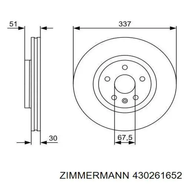 Frenos delanteros Zimmermann 430261652 precio, desde 66,22 EUR