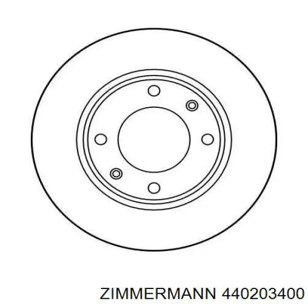 Freno de disco delantero Peugeot 205 1 741A, C