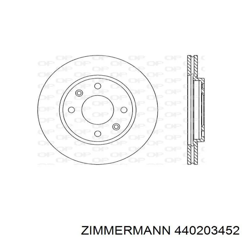 Freno de disco delantero Peugeot 205 1 741A, C