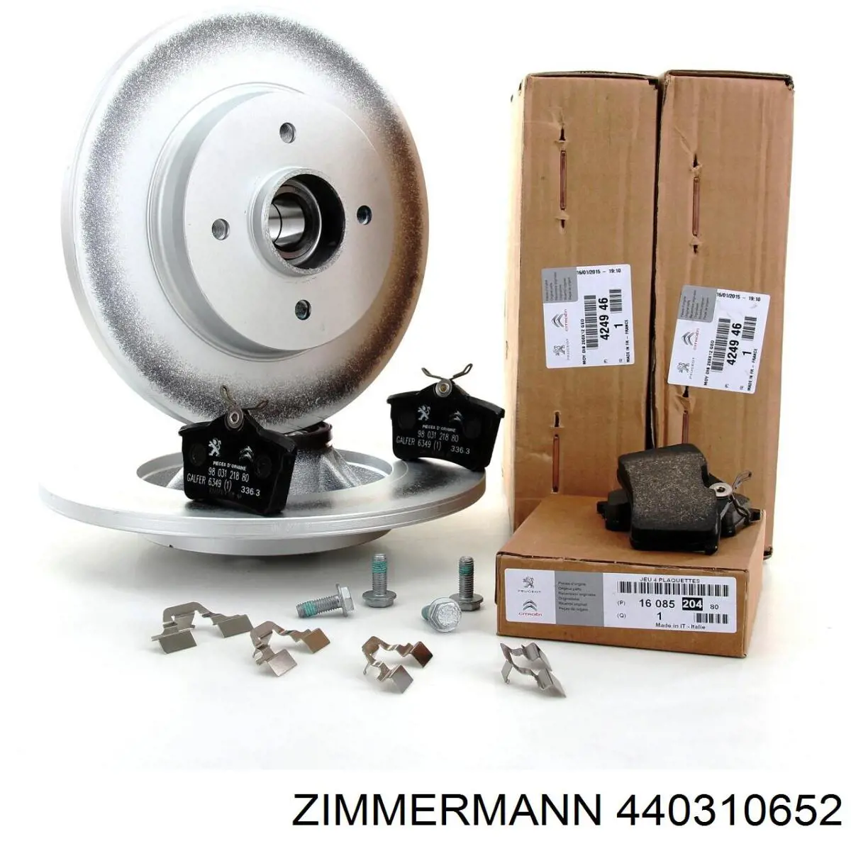 Freno de disco delantero Citroen C4 UD