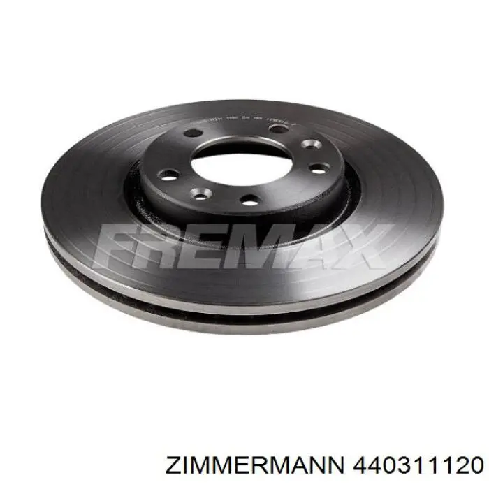 Disco de freno delantero Zimmermann 440311120