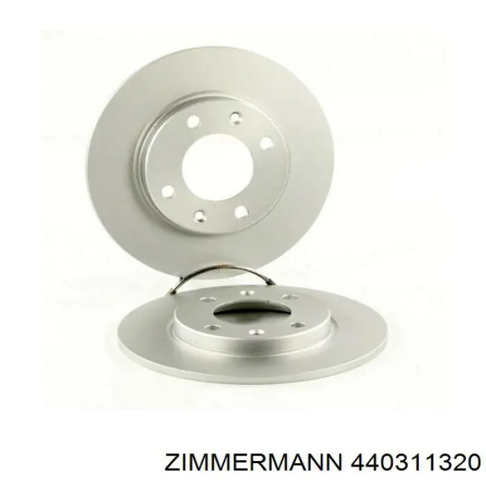 Disco de freno trasero Peugeot 206 2A/C