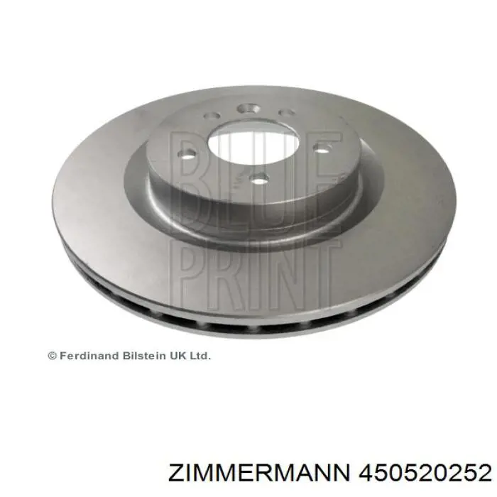 Disco de freno 450520252 Zimmermann