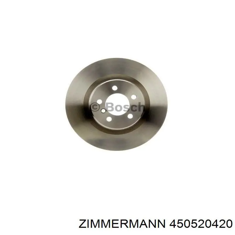 450520420 Zimmermann disco de freno delantero