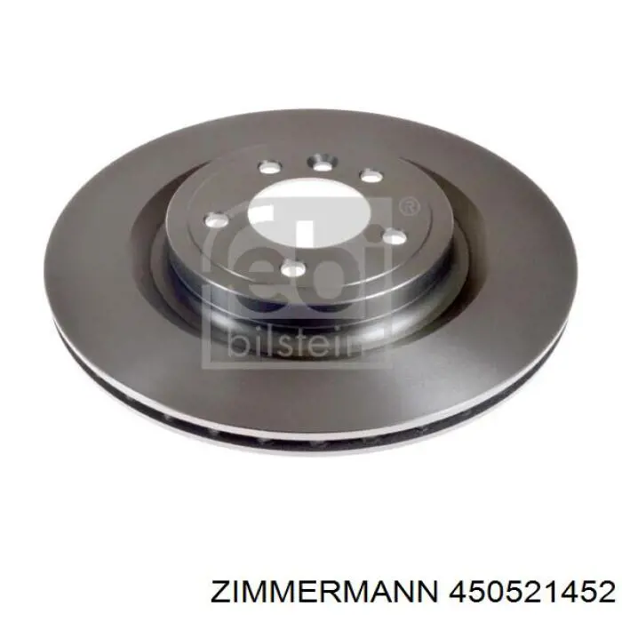 450521452 Zimmermann disco de freno trasero