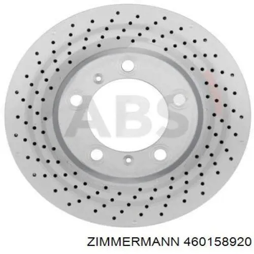 460.1589.20 Zimmermann freno de disco delantero