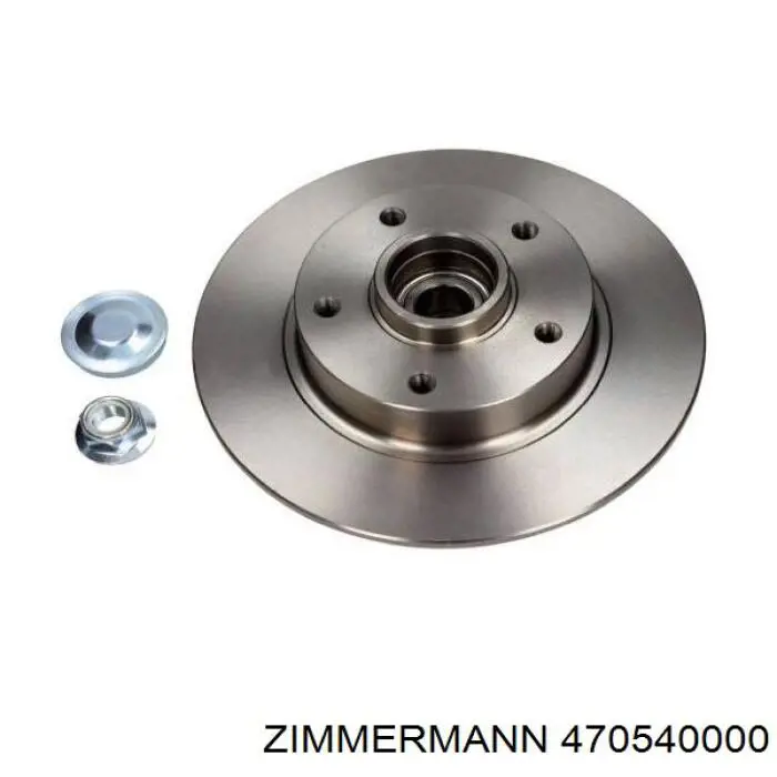 Disco de freno trasero Zimmermann 470540000 precio, desde 52,51 EUR