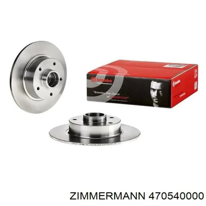 Comprar 470540000 Zimmermann Disco de freno trasero