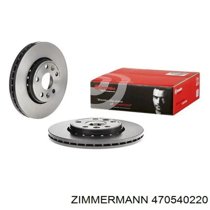 470540220 Zimmermann disco de freno delantero