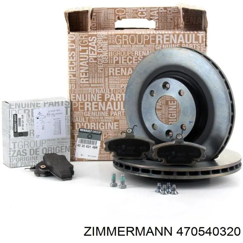 Disco de freno 470540320 Zimmermann