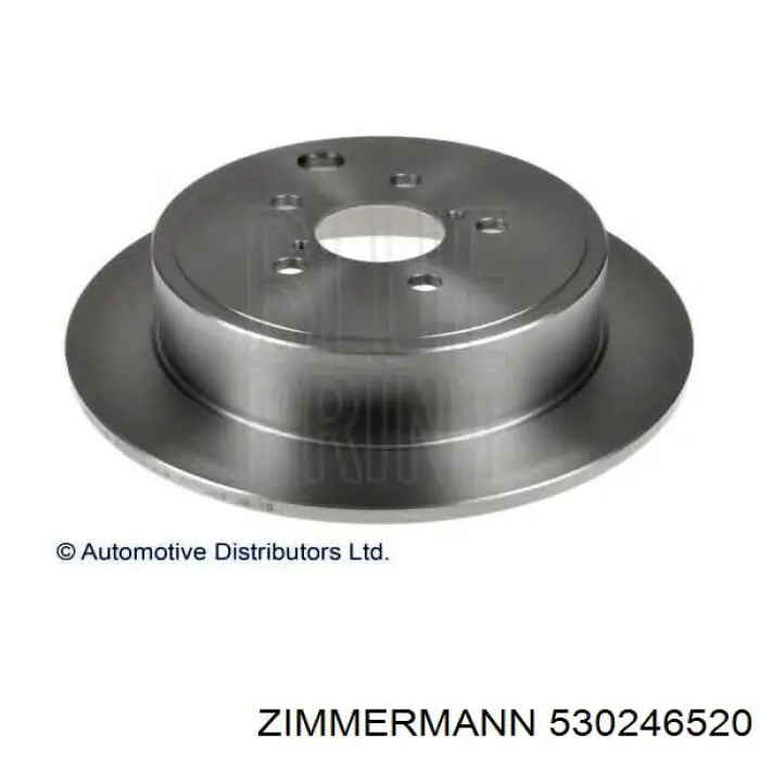 Frenos traseros Zimmermann 530246520