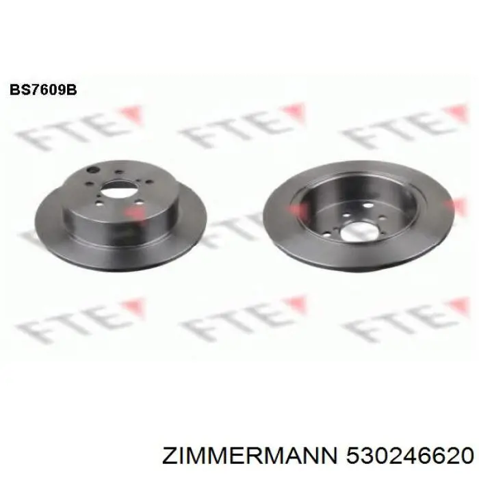 Comprar 530246620 Zimmermann Disco de freno trasero