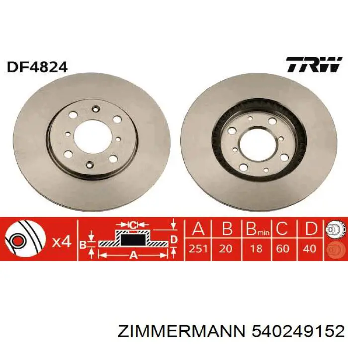540249152 Zimmermann Discos