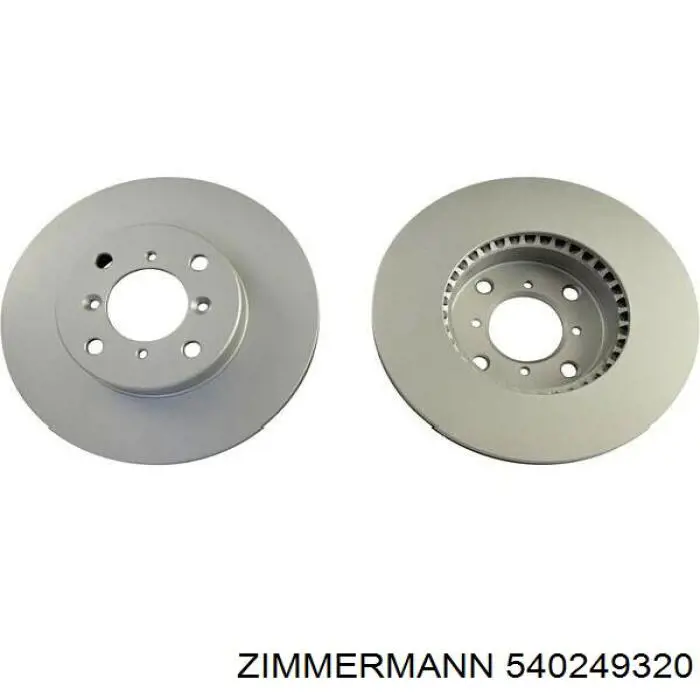 540249320 Zimmermann disco de freno delantero