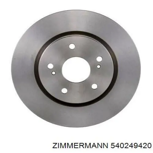 Disco de freno 540249420 Zimmermann
