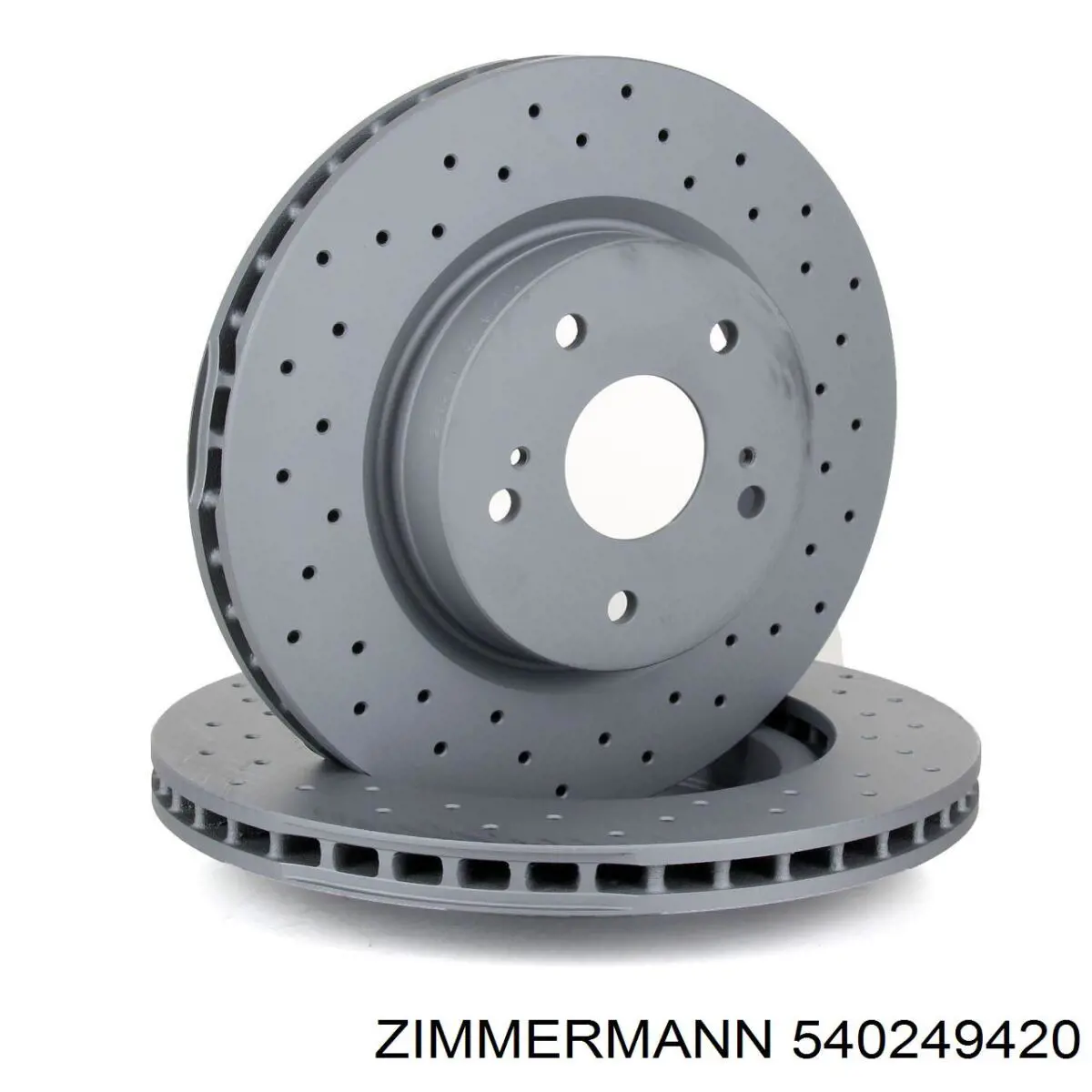 Disco de freno delantero Zimmermann 540249420